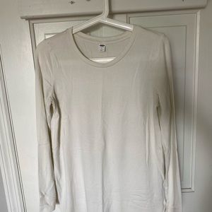White Old Navy Long Sleeve Sweater. Size S